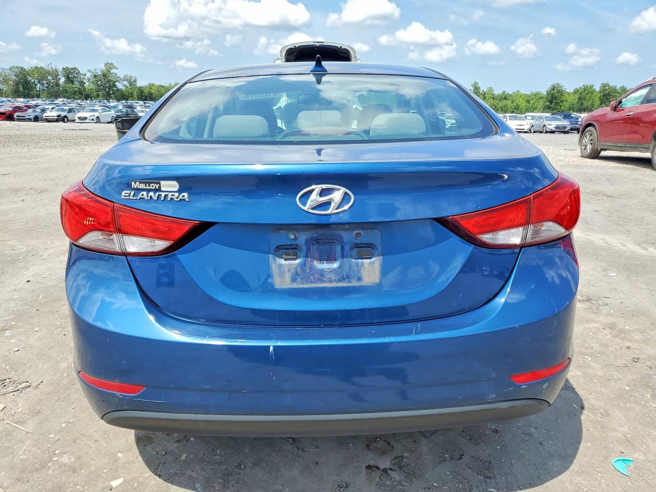 2015 Hyundai Elantra Se Синий vin: KMHDH4AEXFU353645