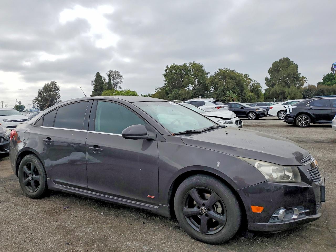2014 Chevrolet Cruze Lt Gray vin: 1G1PC5SB4E7169186