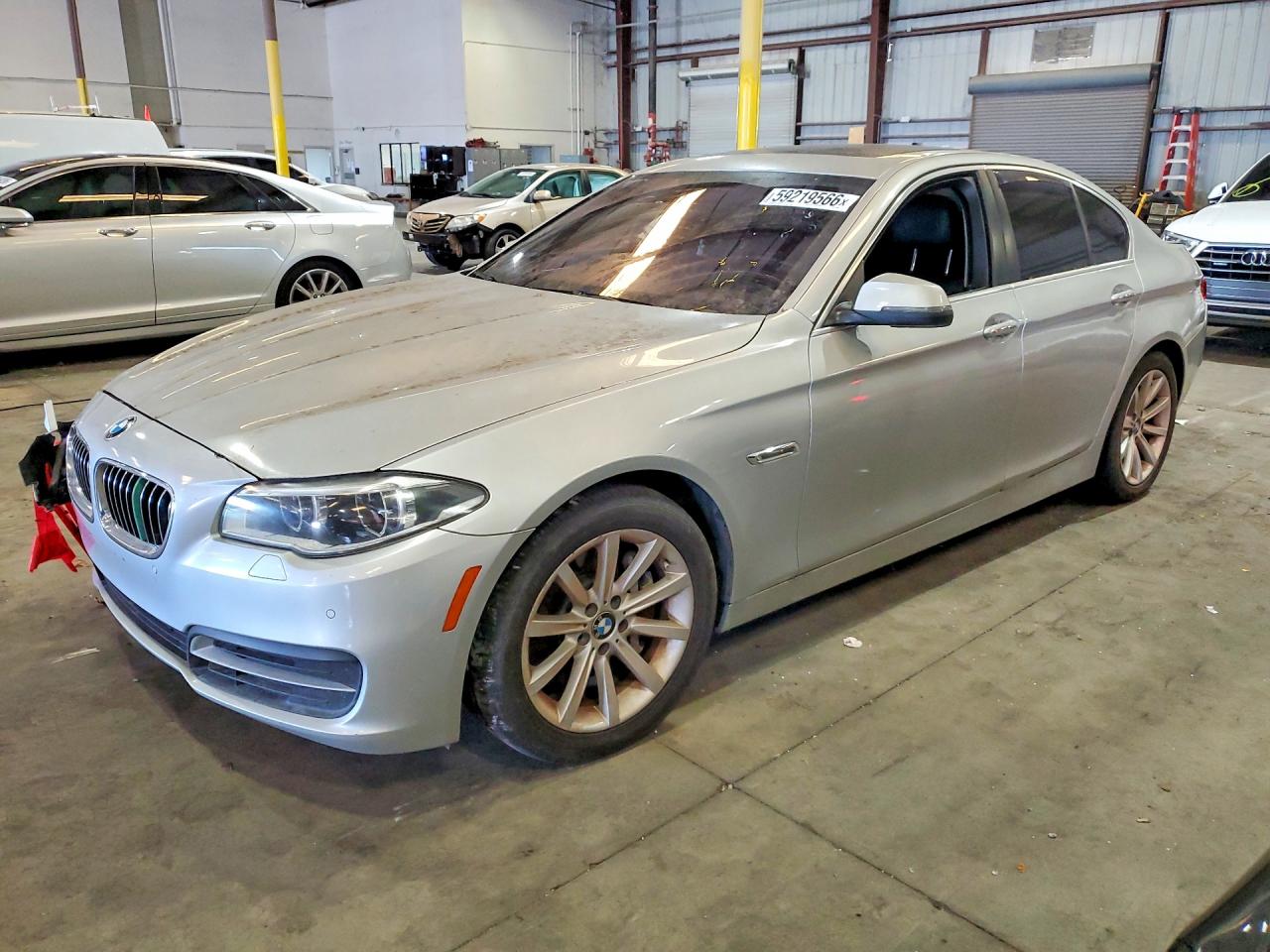 2014 Bmw 535 I Silver vin: WBA5B1C53ED479881