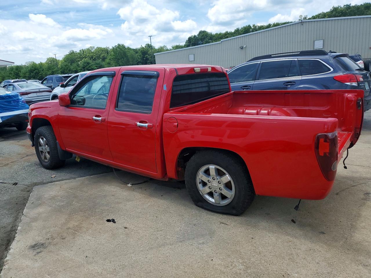 2011 Chevrolet Colorado Lt Красный vin: 1GCHTCFE1B8119517