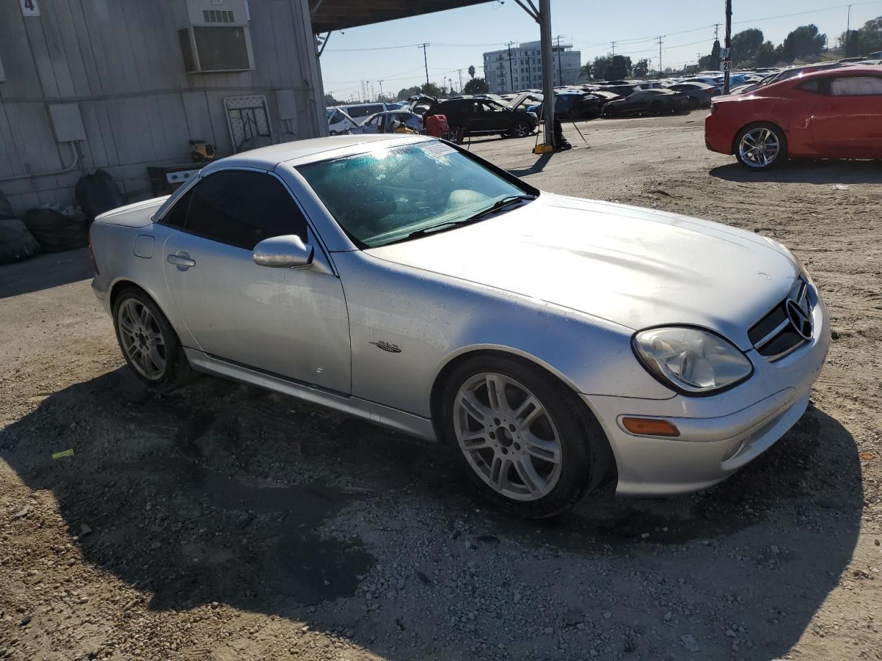 2004 Mercedes-benz Slk 230 Kompressor Silver vin: WDBKK49F24F305678