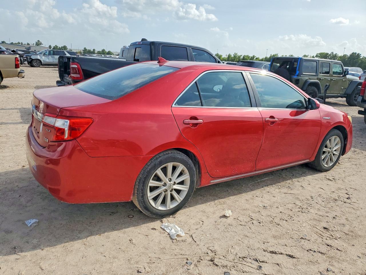 2012 Toyota Camry Hybrid Xle Red vin: 4T1BD1FK8CU022333