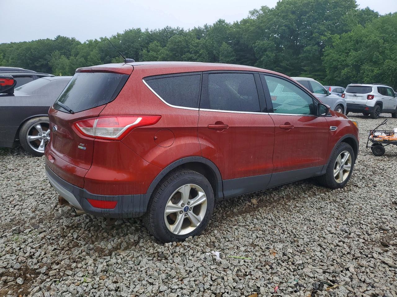 2015 Ford Escape Se Red vin: 1FMCU9GX5FUC84912