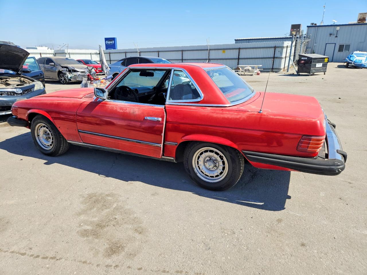 1980 Mercedes-benz Sl Sl450 Red vin: 10704412058527