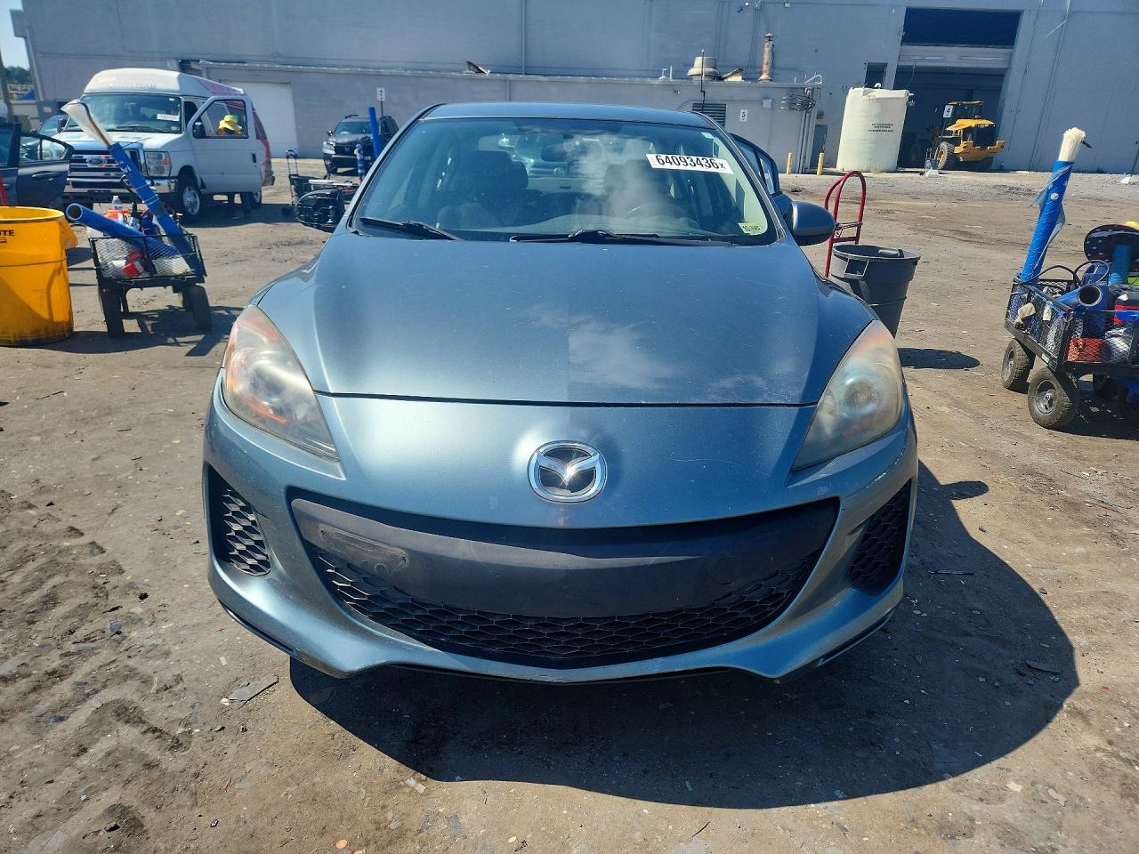 2012 Mazda 3 I Green vin: JM1BL1V71C1647212