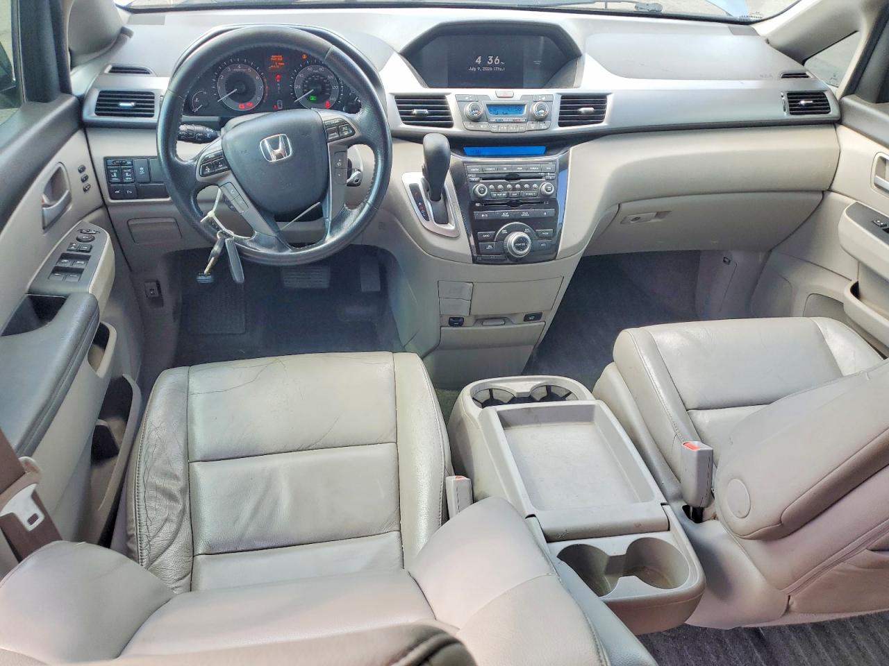2013 Honda Odyssey Touring Blue vin: 5FNRL5H91DB004483