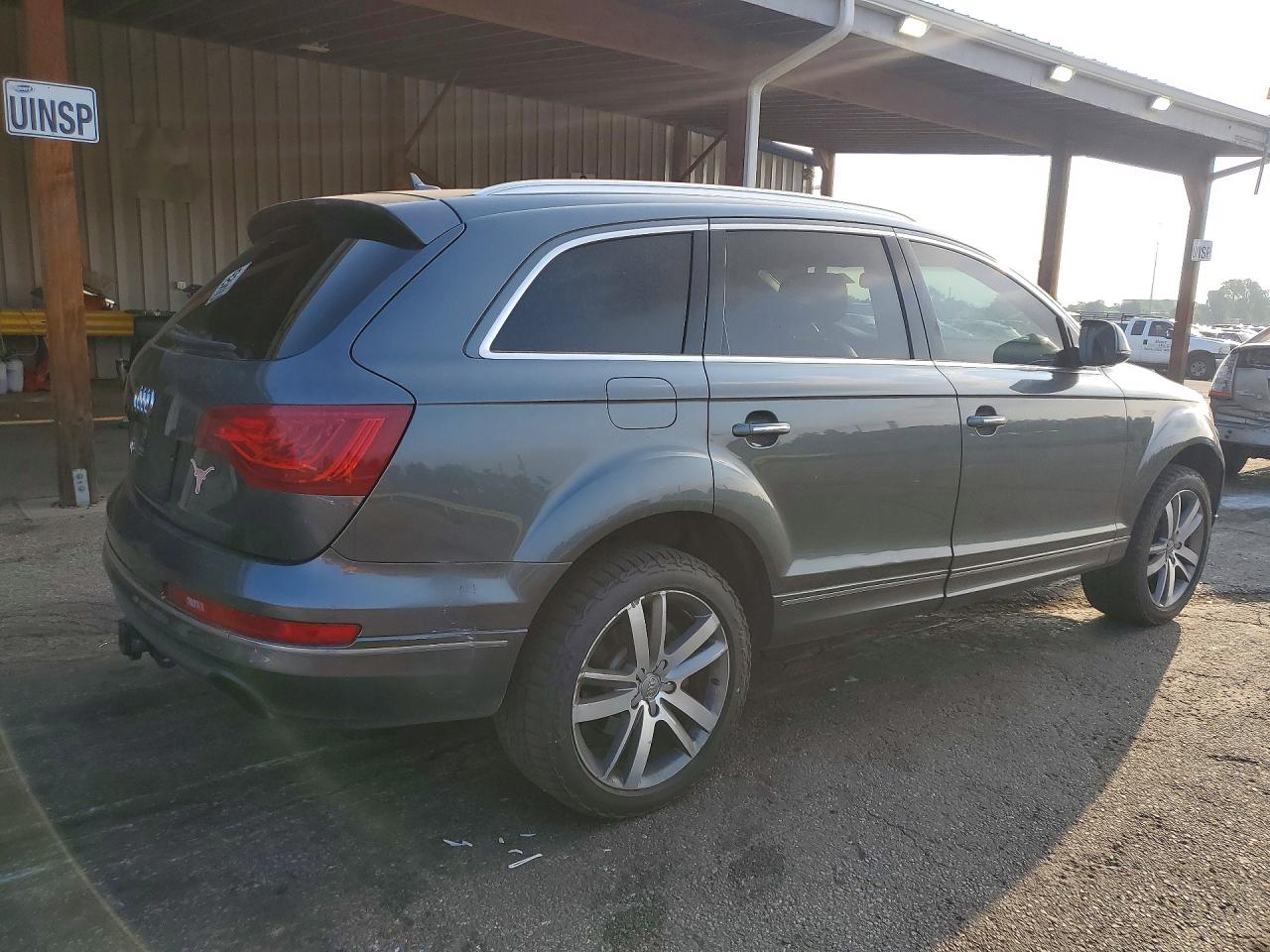 2012 Audi Q7 Premium Plus Gray vin: WA1LGAFE0CD010018