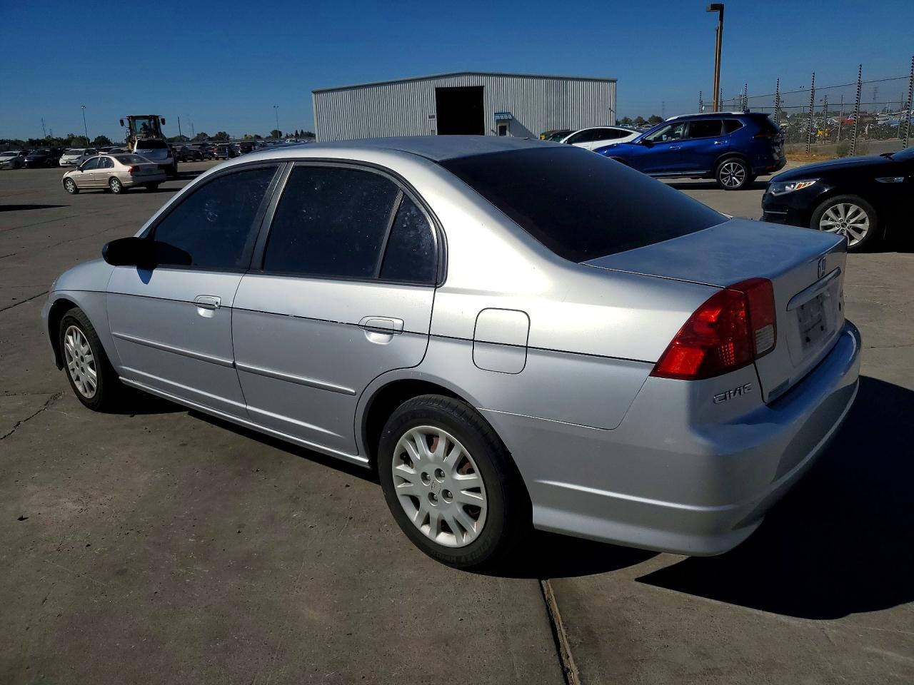 2005 Honda Civic Lx Silver vin: 2HGES16685H516645