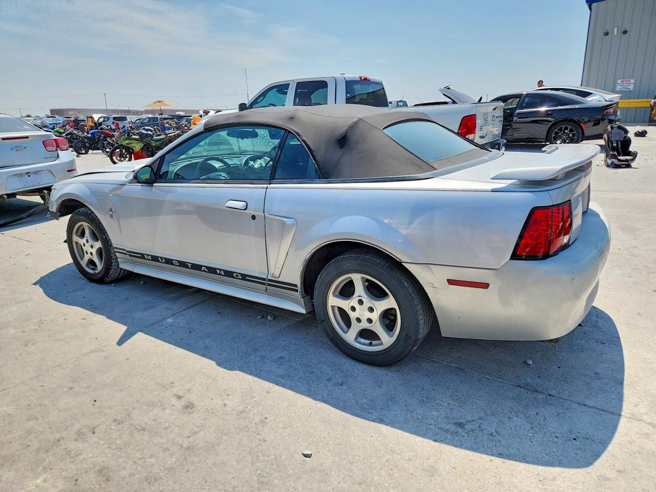 2003 Ford Mustang Silver vin: 1FAFP44463F332929