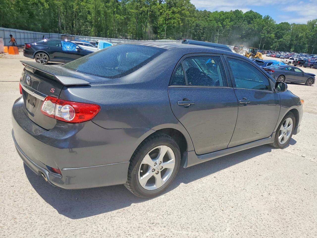 2012 Toyota Corolla S Gray vin: 2T1BU4EE4CC786372