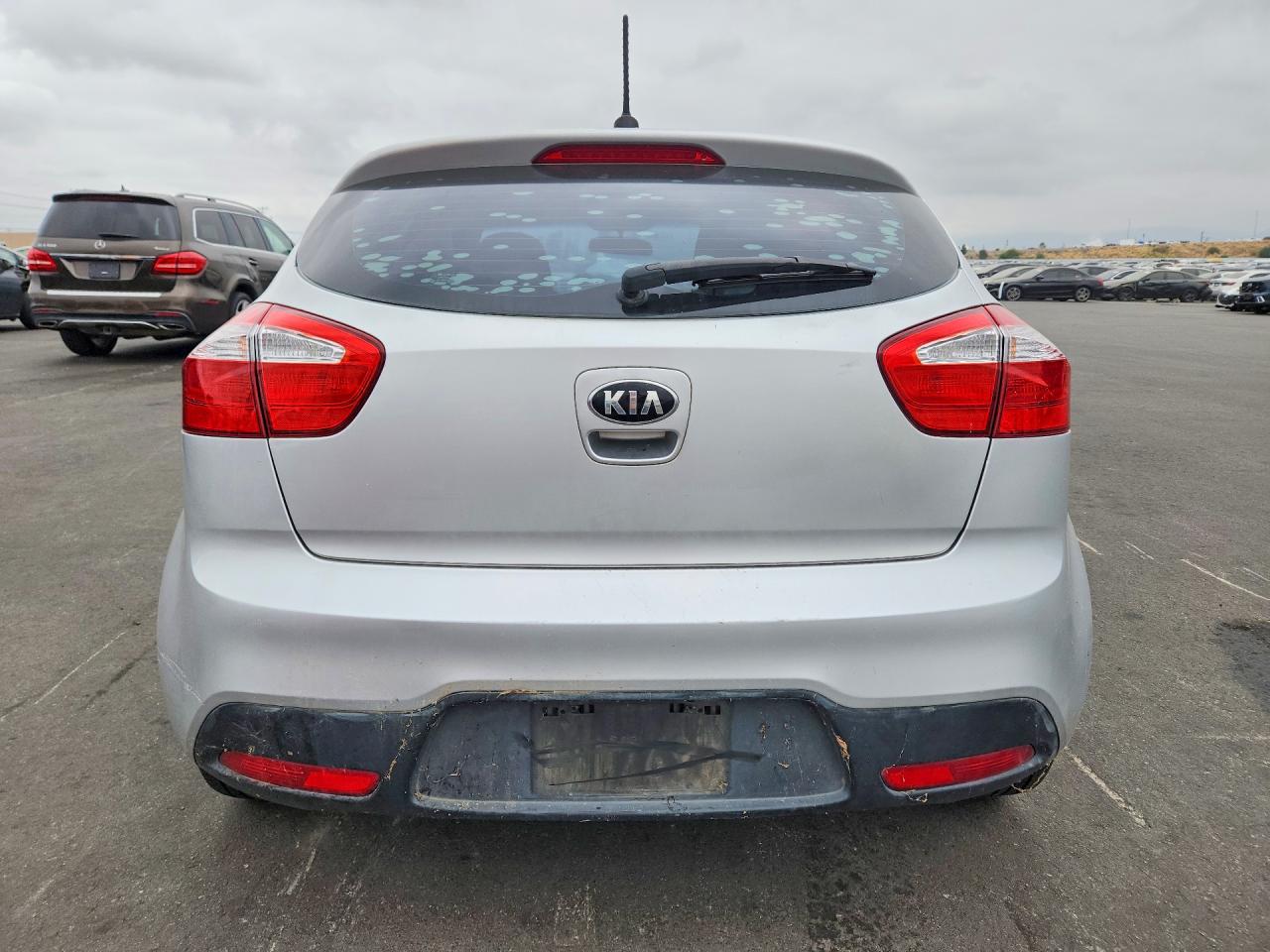 2014 Kia Rio Ex Silver vin: KNADN5A3XE6355414