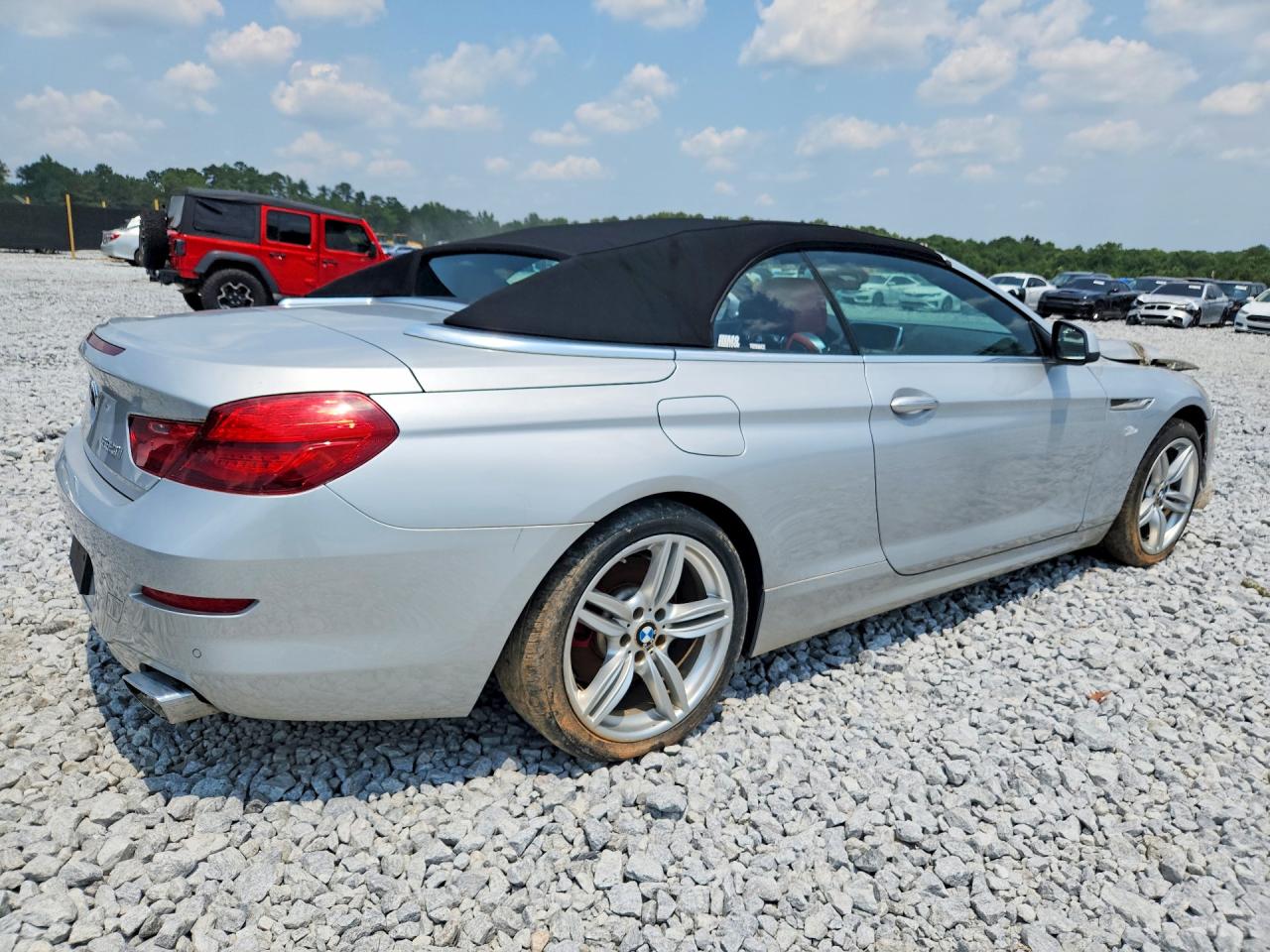 2012 Bmw 650 I Silver vin: WBALZ3C5XCDL71401