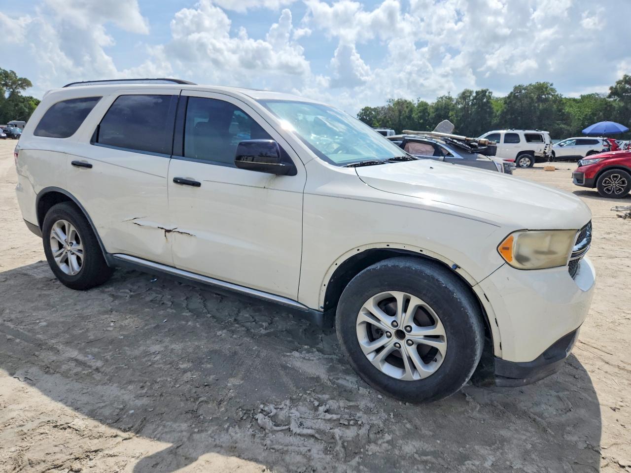 2011 Dodge Durango Express Белый vin: 1D4RD2GG7BC717011