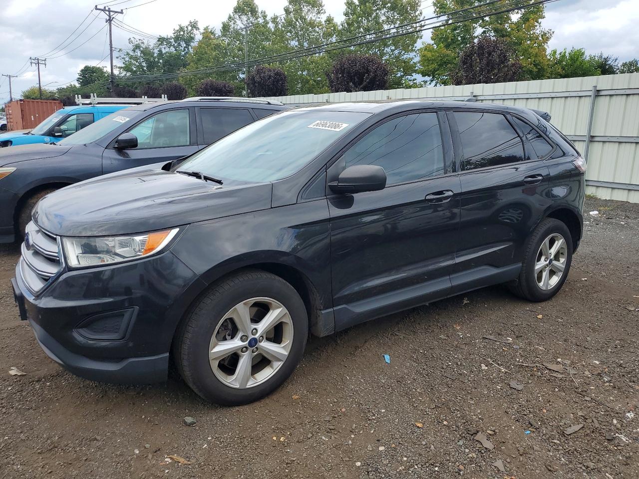 2015 Ford Edge Se Black vin: 2FMTK4G94FBC08534