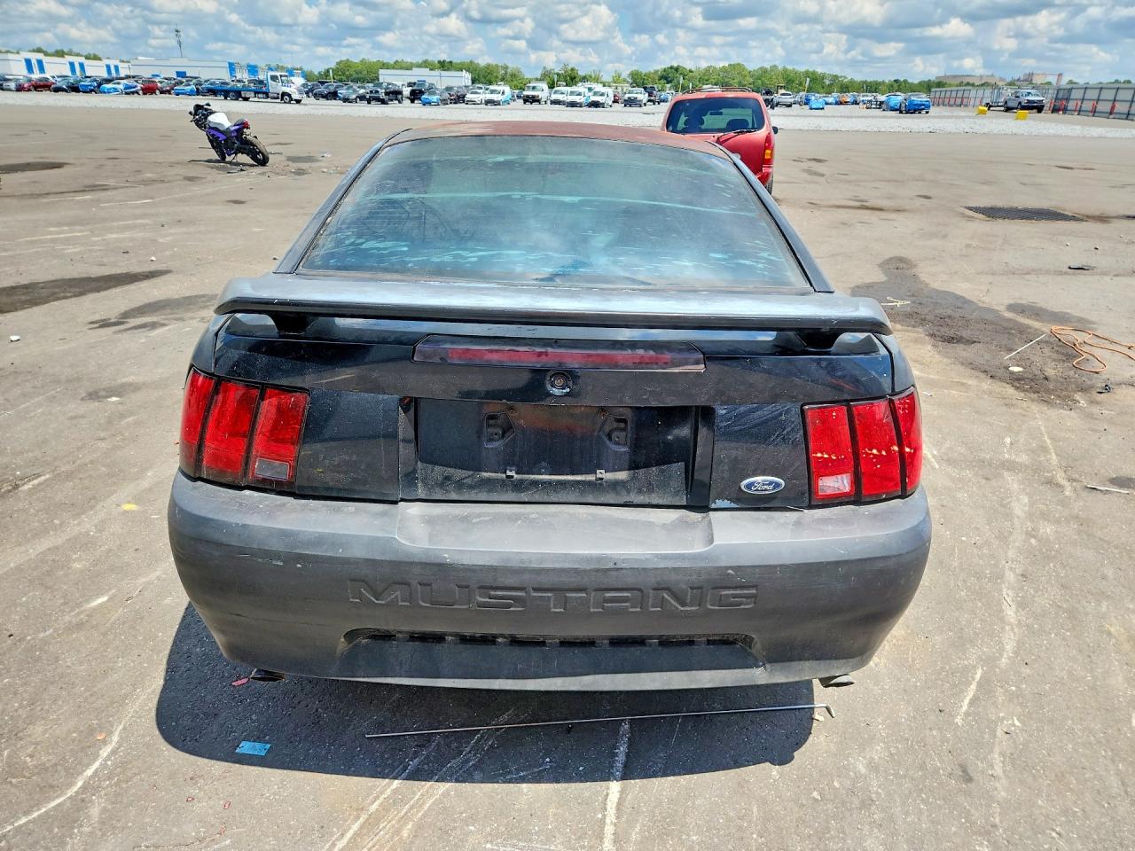 2003 Ford Mustang Black vin: 1FAFP40463F364673