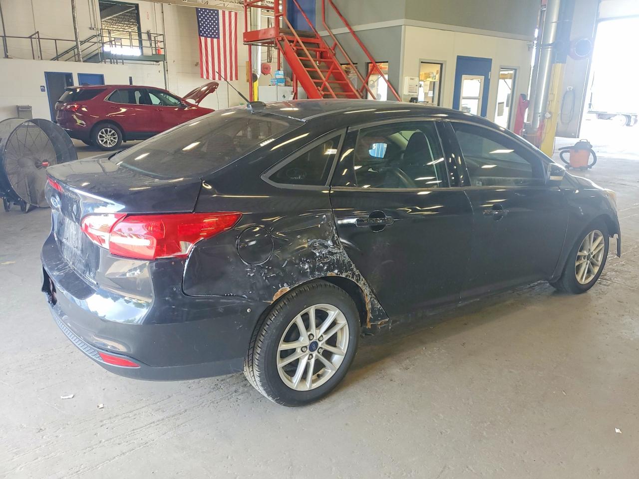 2015 Ford Focus Se Black vin: 1FADP3F29FL209550