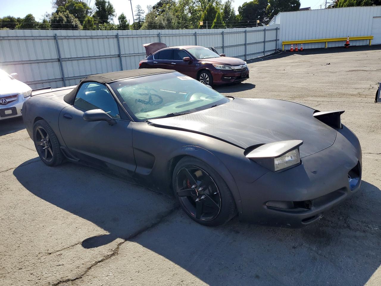 2002 Chevrolet Corvette Black vin: 1G1YY32G825115600