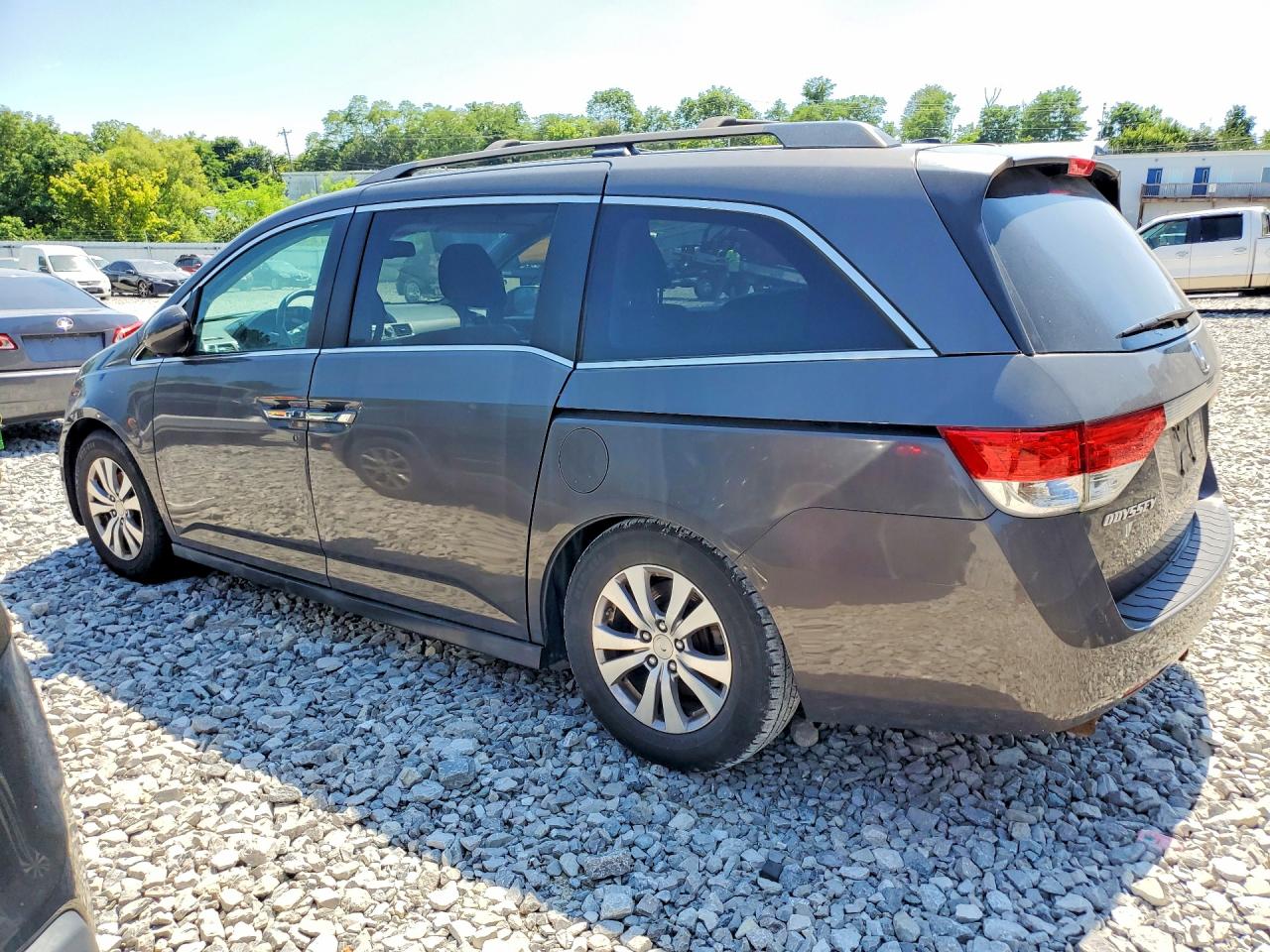 2014 Honda Odyssey Exl Gray vin: 5FNRL5H64EB088645