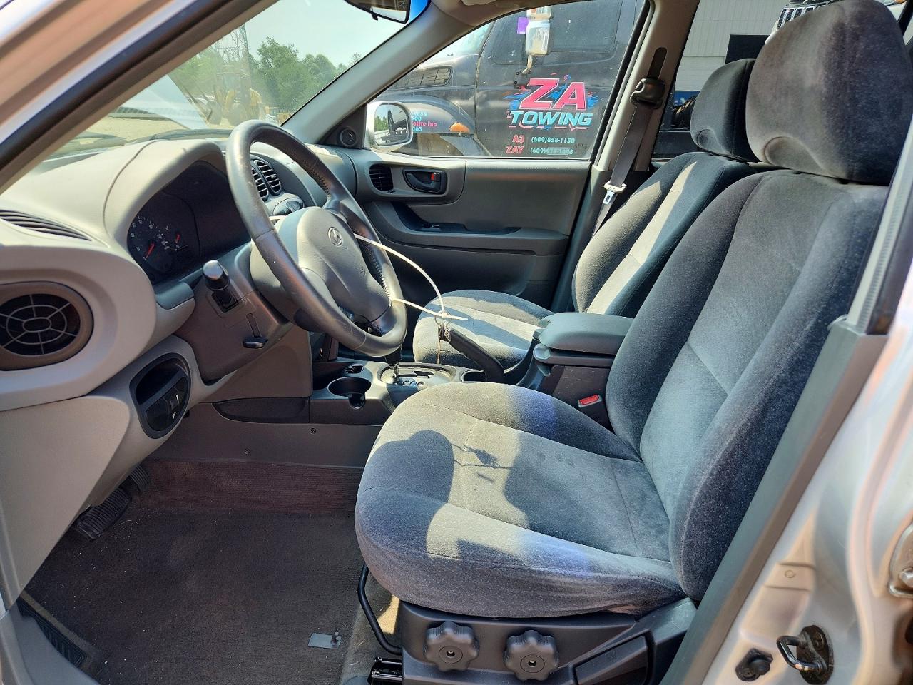 2001 Hyundai Santa Fe Gl Silver vin: KM8SC83D81U110247