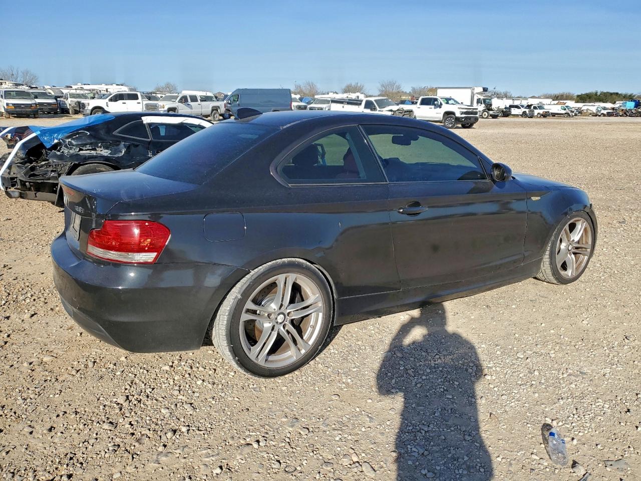2008 Bmw 128 I Black vin: WBAUP73558VF09559