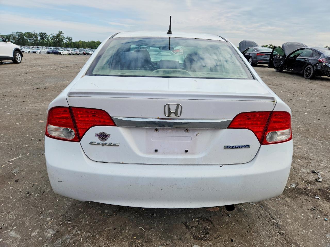 2009 Honda Civic Hybrid White vin: JHMFA36249S004506