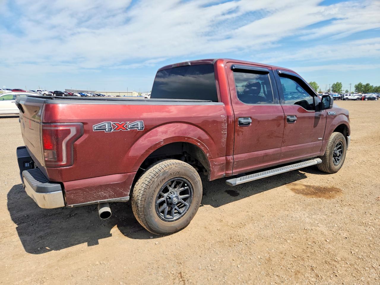2015 Ford F150 Supercrew Burgundy vin: 1FTEW1EP5FKD73306