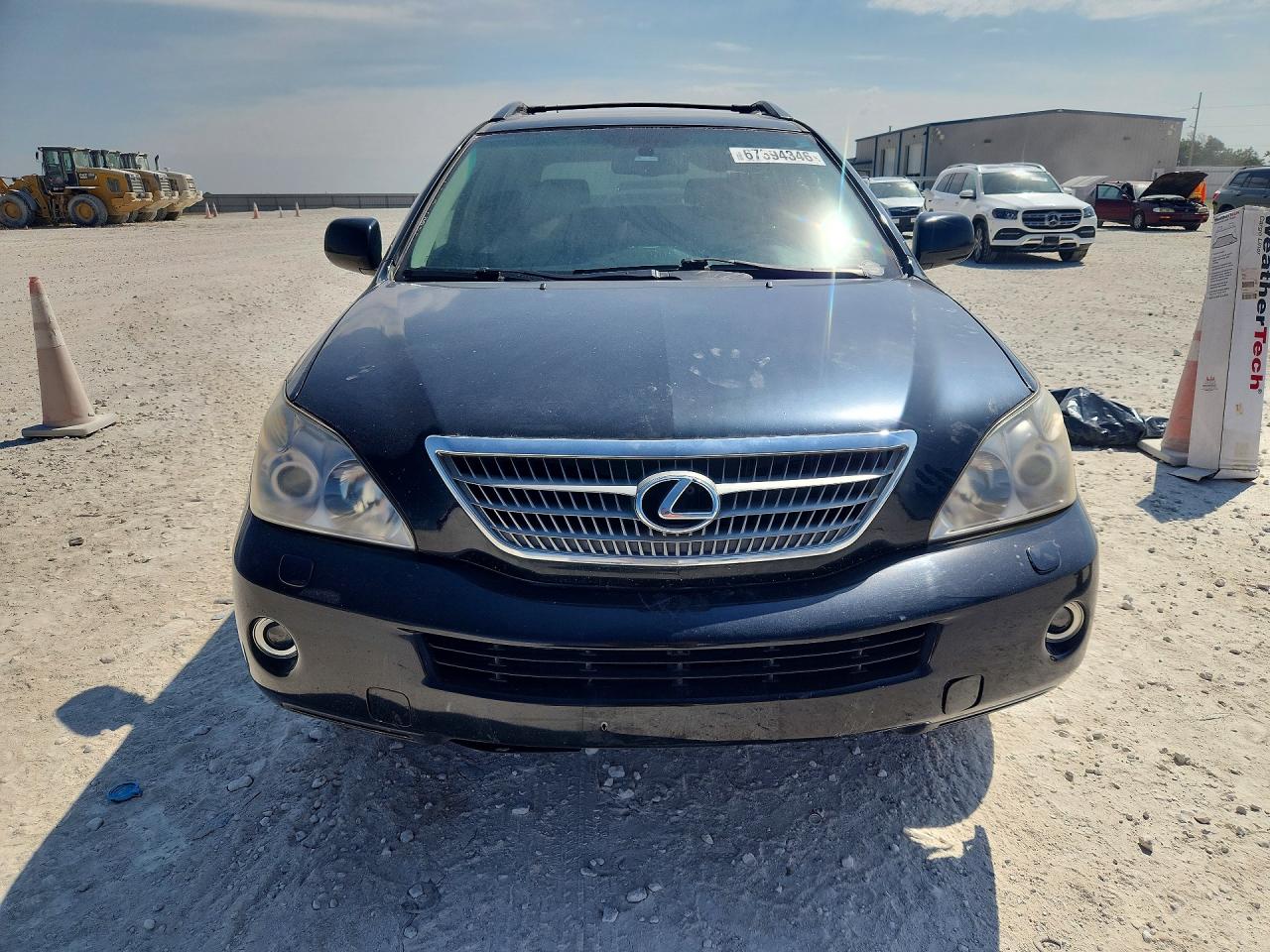 2008 Lexus Rx 400h Black vin: JTJGW31U582008589
