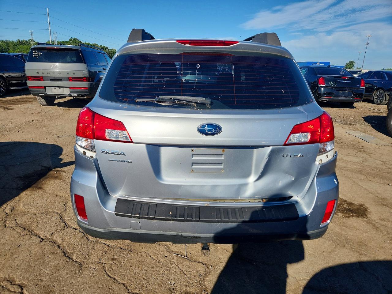 2014 Subaru Outback 2.5i Синий vin: 4S4BRCAC8E3320712