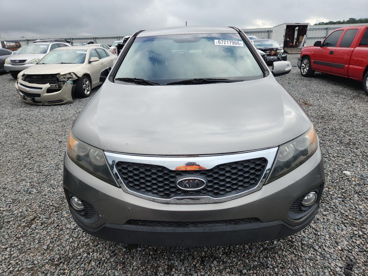 2012 Kia Sorento Lx Gray vin: 5XYKT3A17CG203426