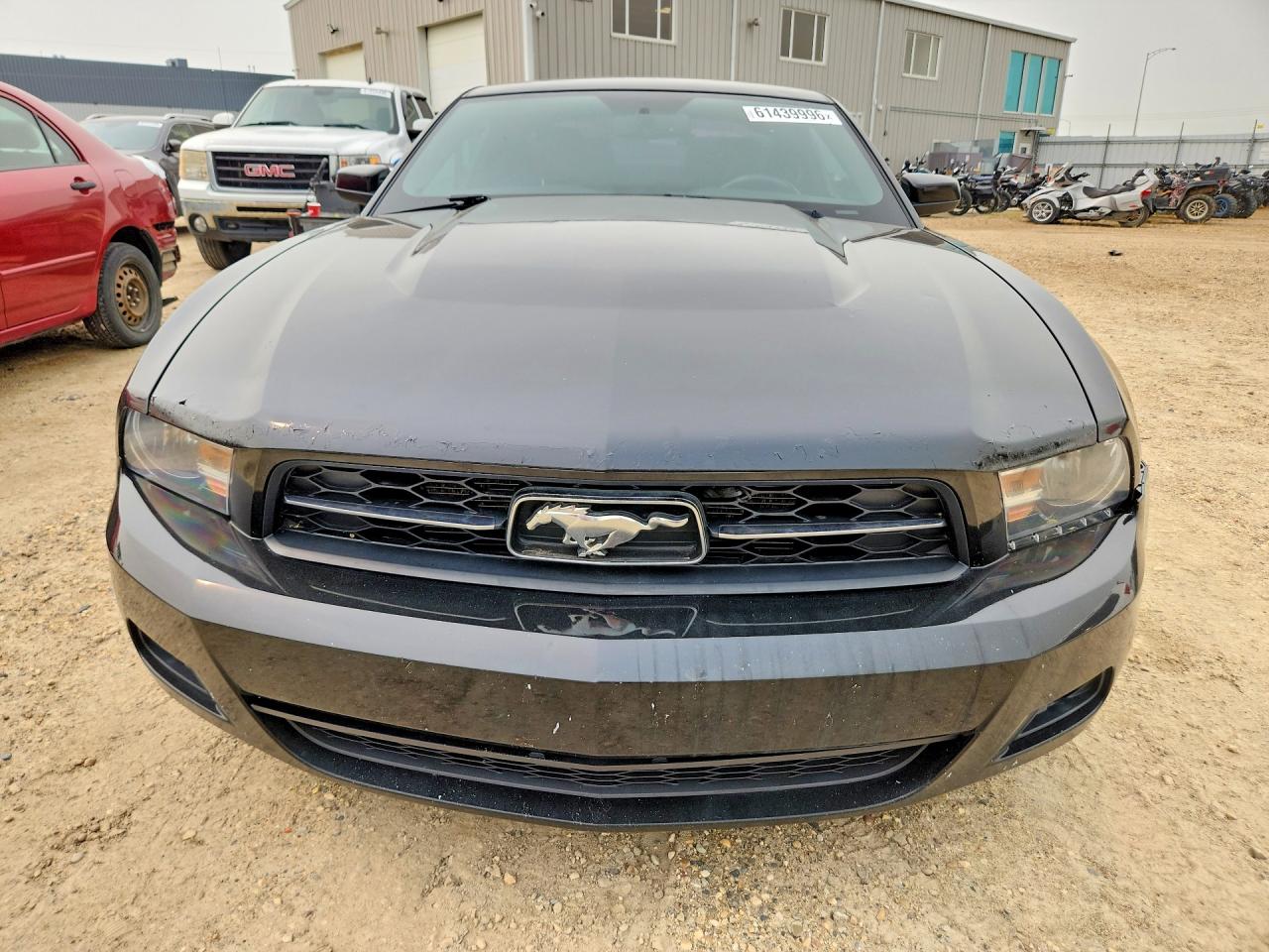 2012 Ford Mustang Black vin: 1ZVBP8AM9C5219144