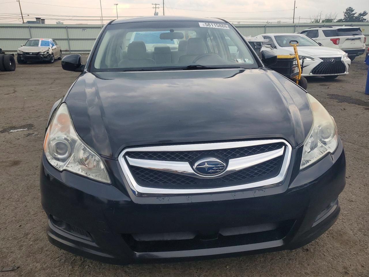 2012 Subaru Legacy 3.6r Limited Black vin: 4S3BMDK68C2004246
