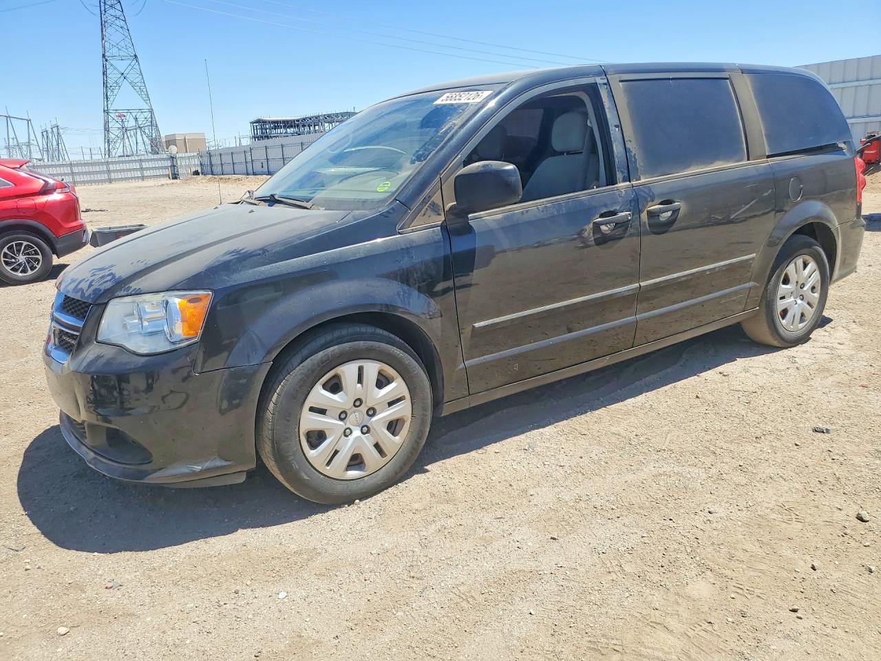 2015 Dodge Grand Caravan Se Black vin: 2C4RDGBG2FR749573