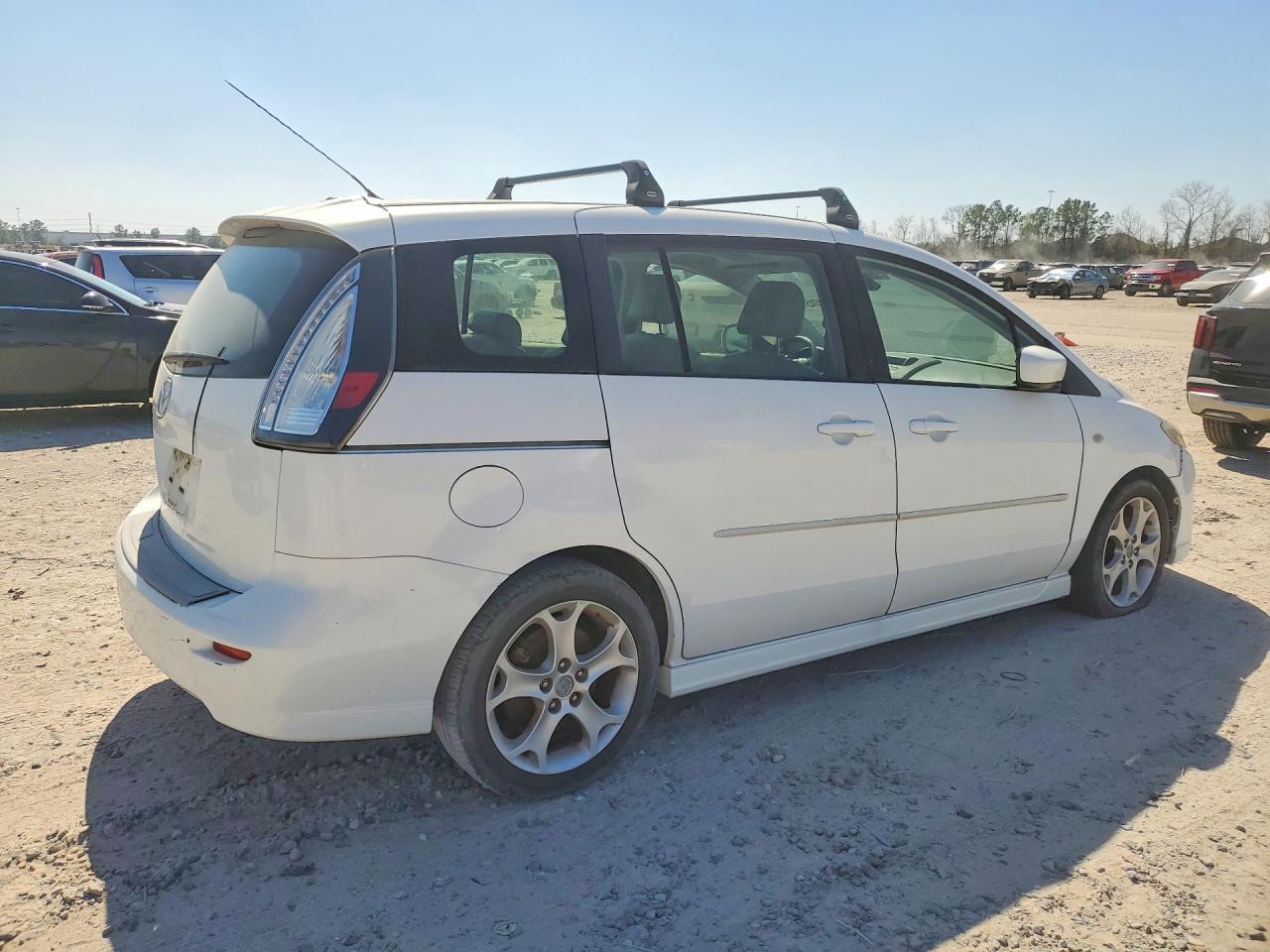 2008 Mazda 5 White vin: JM1CR293X80322703