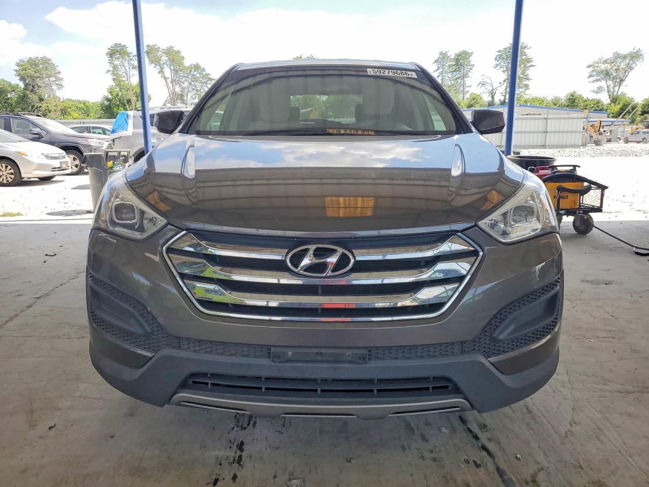 2014 Hyundai Santa Fe Sport 2.4l Gray vin: 5XYZT3LB3EG162574