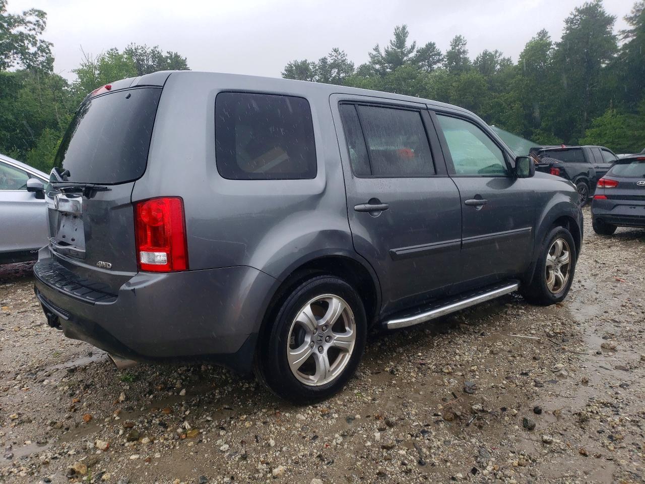 2012 Honda Pilot Exl Gray vin: 5FNYF4H69CB084536