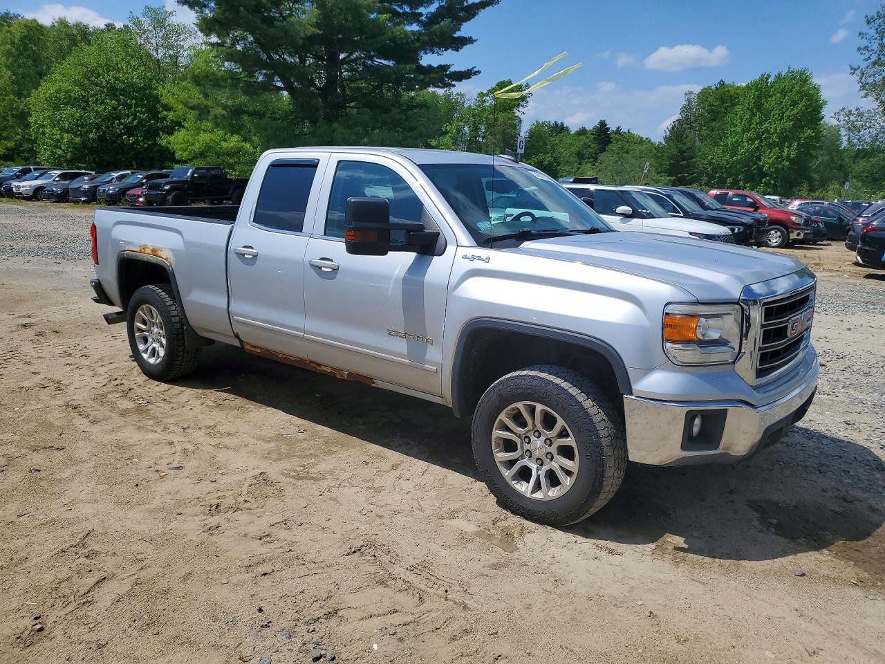 2015 Gmc Sierra K1500 Sle Silver vin: 1GTV2UEC7FZ221304