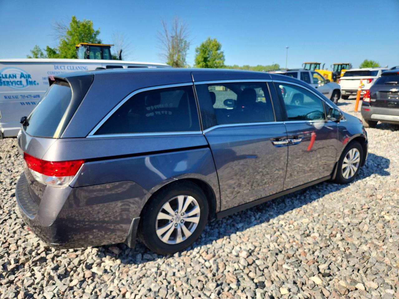 2014 Honda Odyssey Exl Gray vin: 5FNRL5H62EB075280