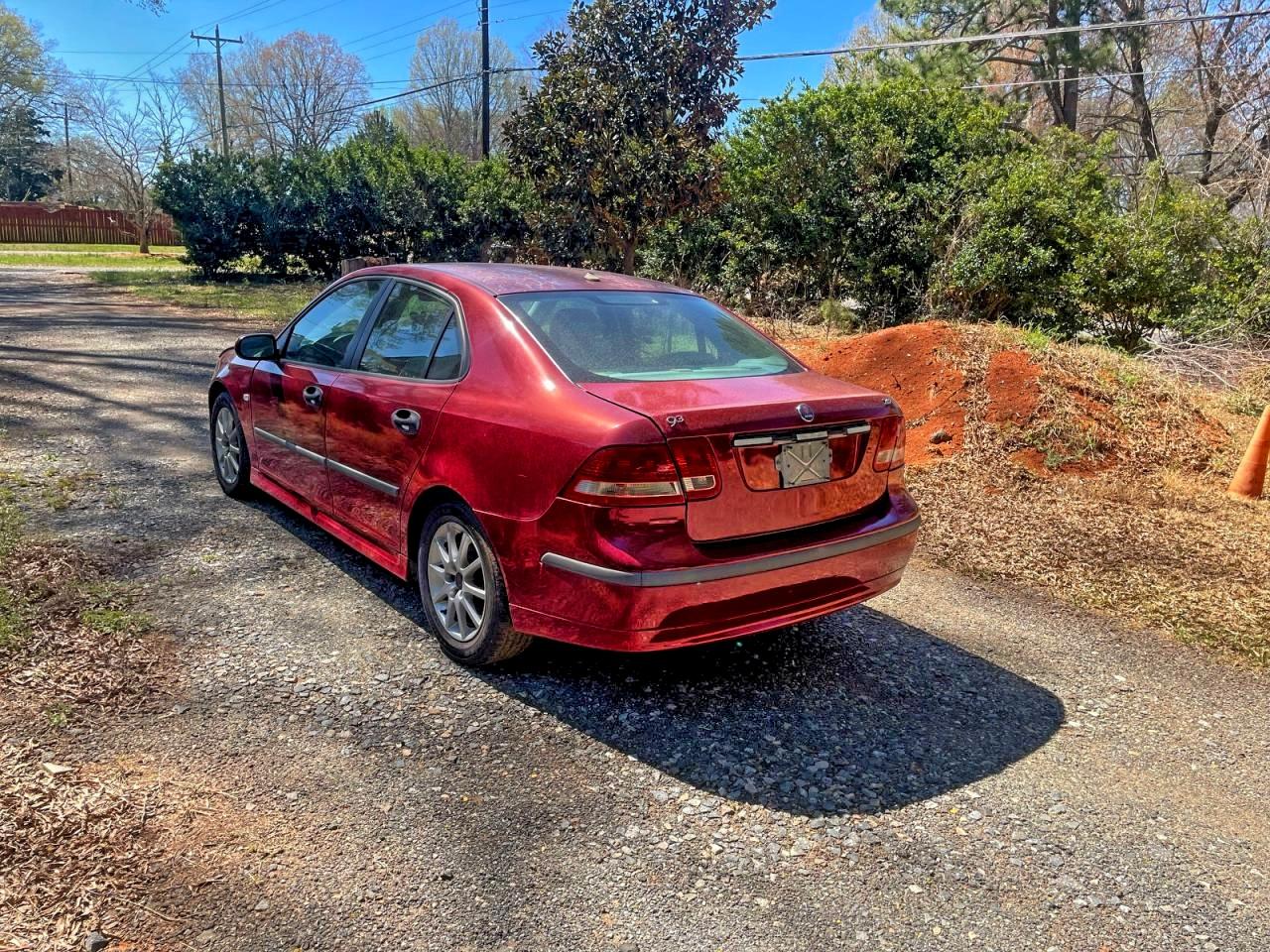 2005 Saab 9-3 Arc Красный vin: YS3FD49Y951017601