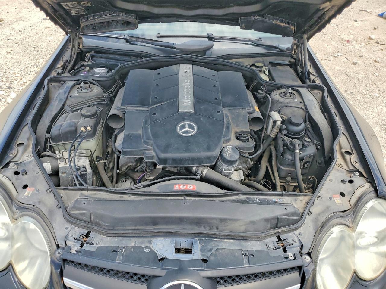 2004 Mercedes-benz Sl 500 Black vin: WDBSK75FX4F085052