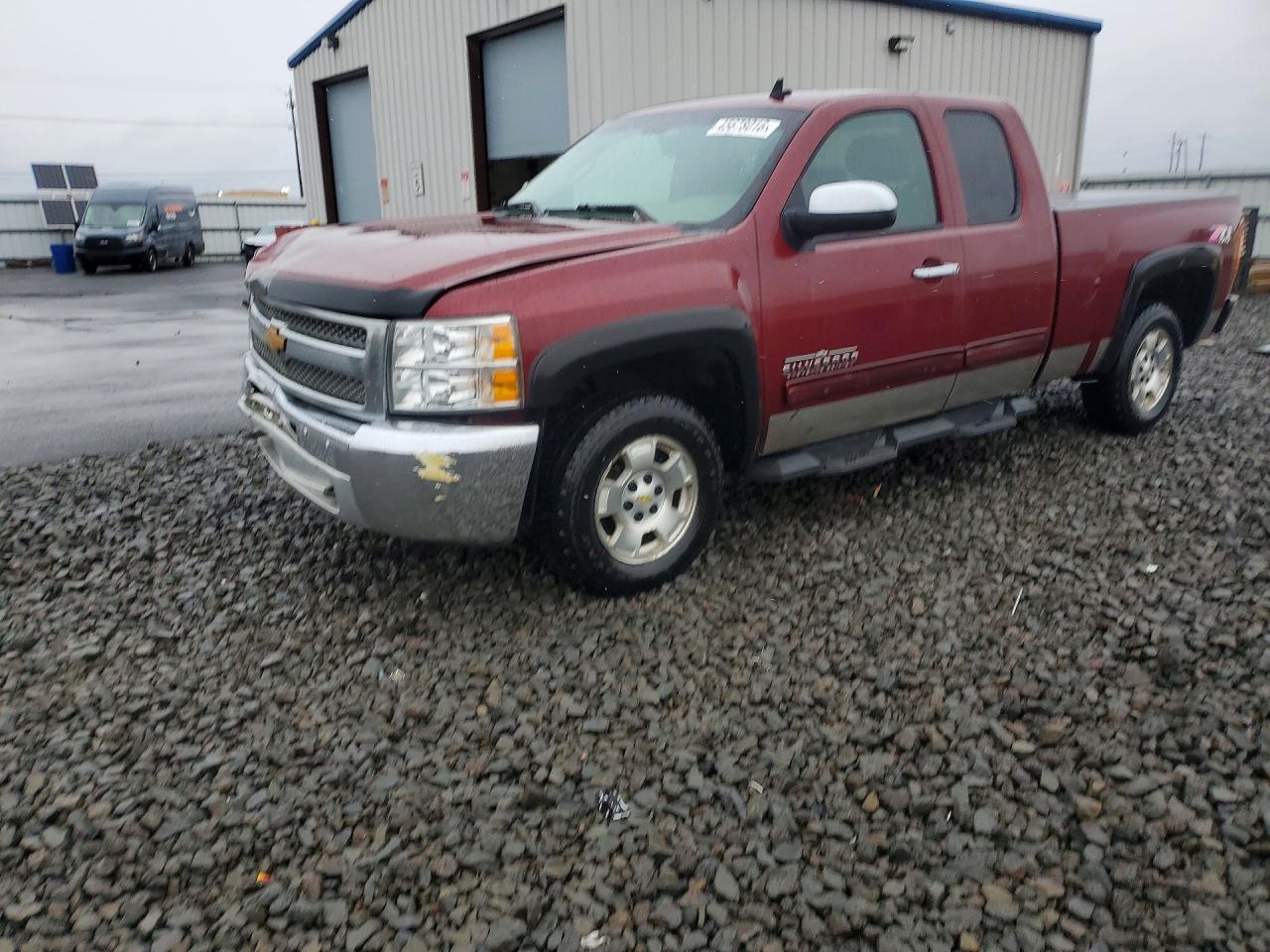 2013 Chevrolet Silverado K1500 Ls Maroon vin: 1GCRKREA0DZ385617