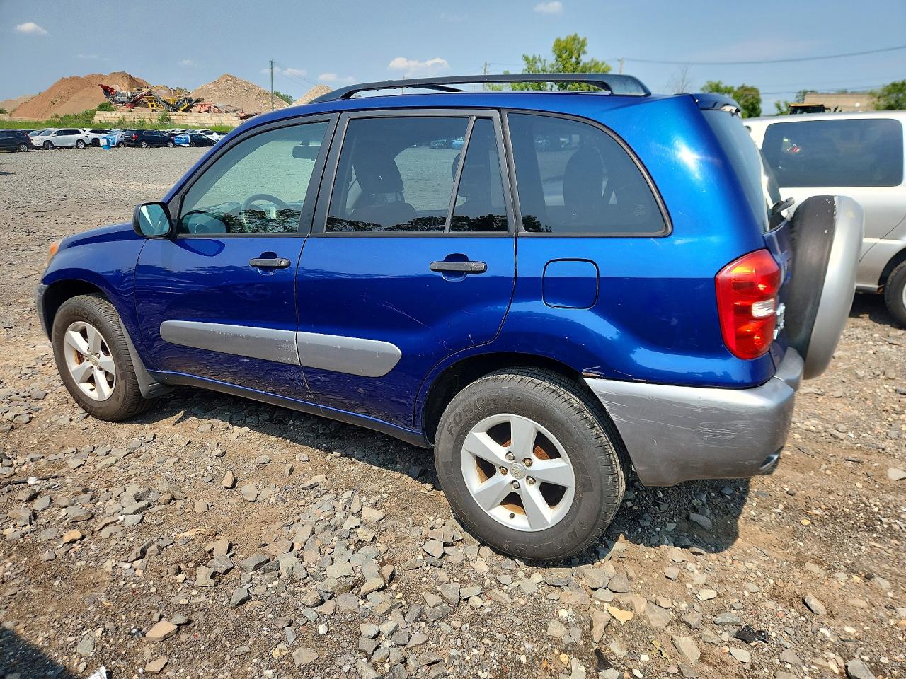 2004 Toyota Rav4 Base Blue vin: JTEGD20V240026319