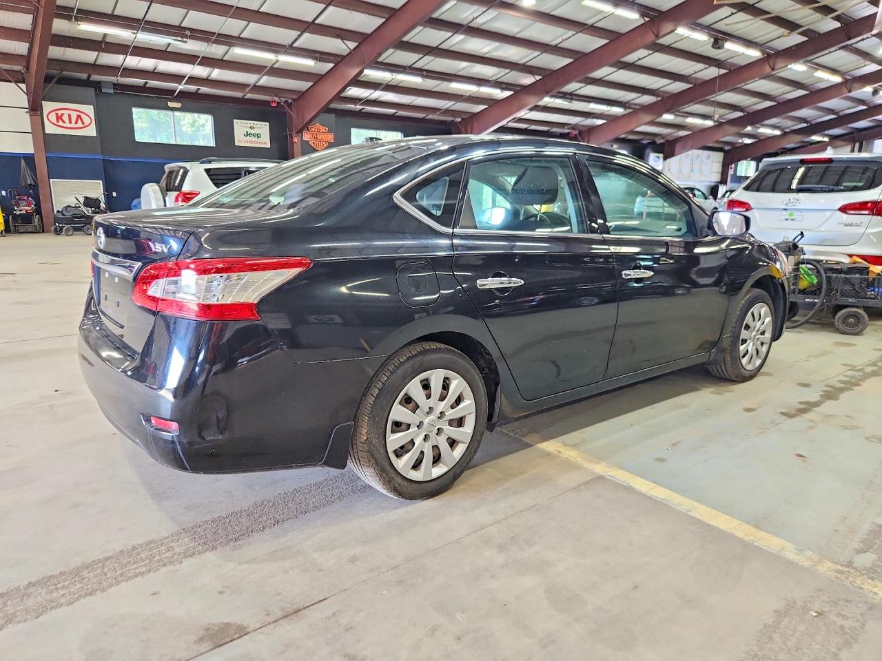 2015 Nissan Sentra Sv Black vin: 3N1AB7APXFL673962