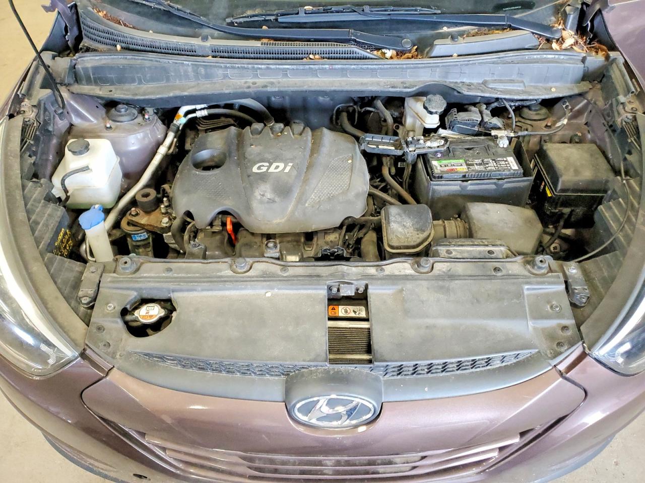 2014 Hyundai Tucson Se Brown vin: KM8JUCAG8EU898123