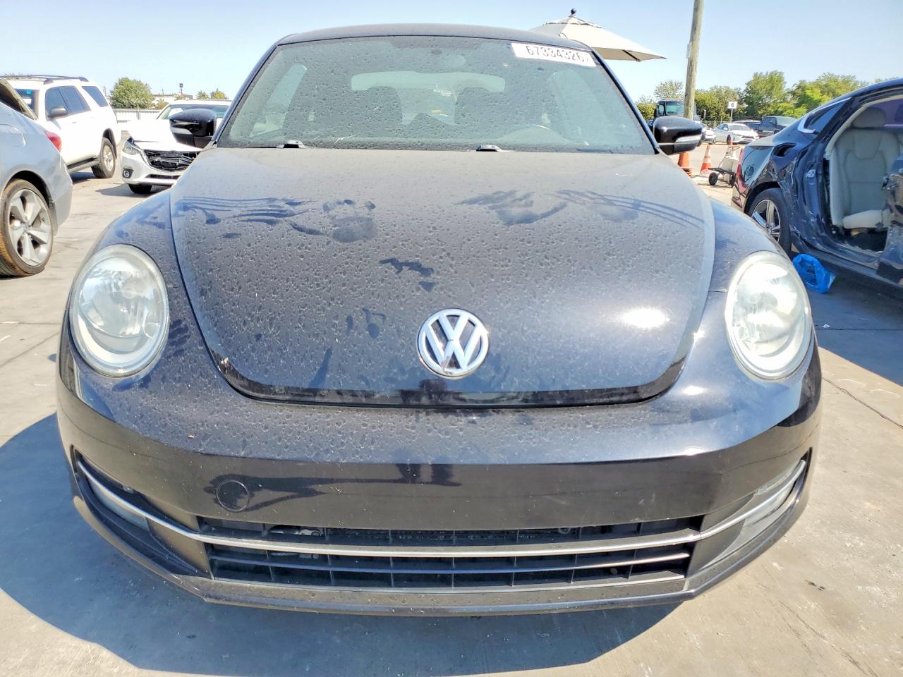 2012 Volkswagen Beetle Turbo Black vin: 3VWV67AT9CM617286
