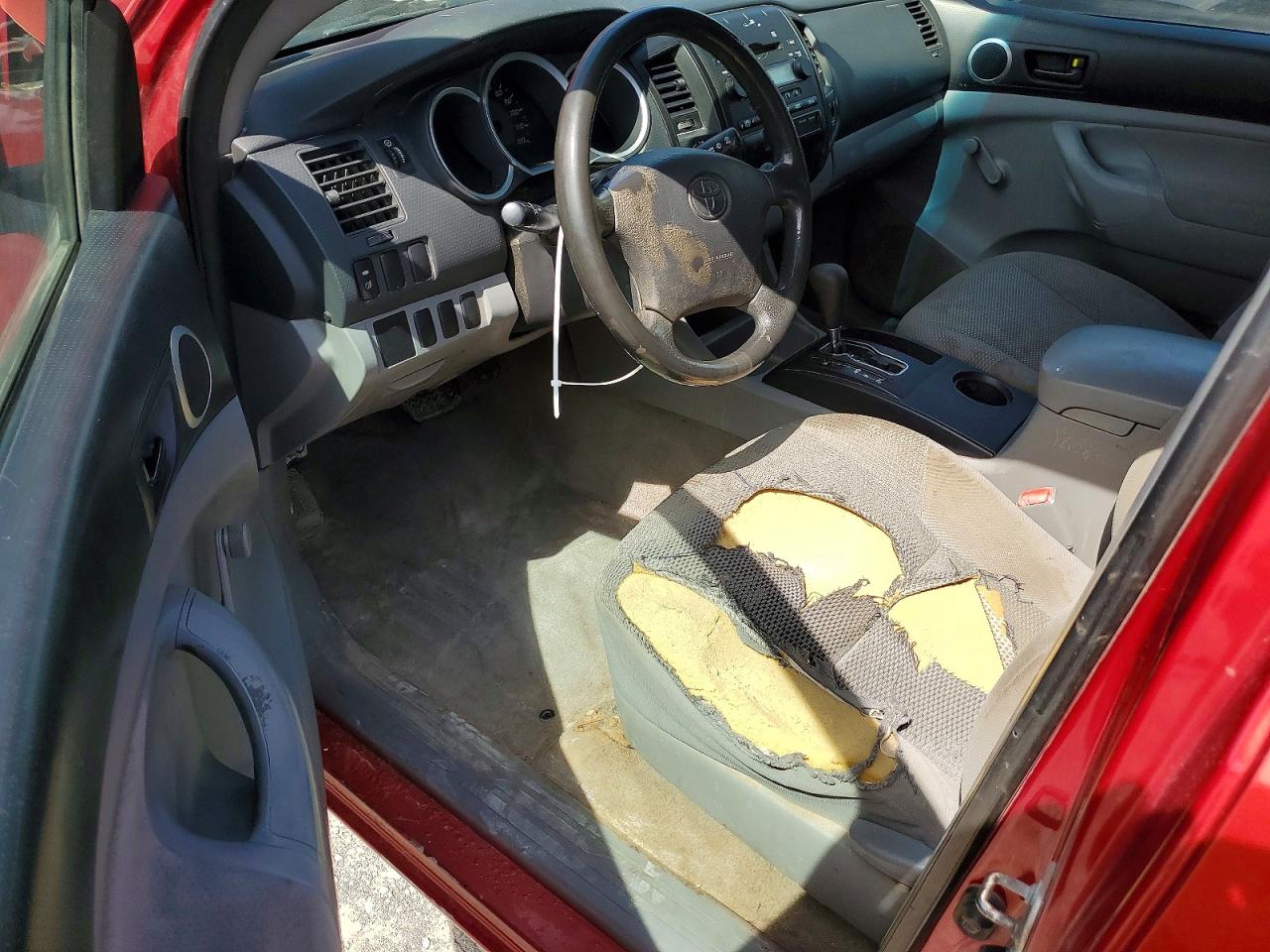 2008 Toyota Tacoma V6 Red vin: 5TEUU42N78Z503509