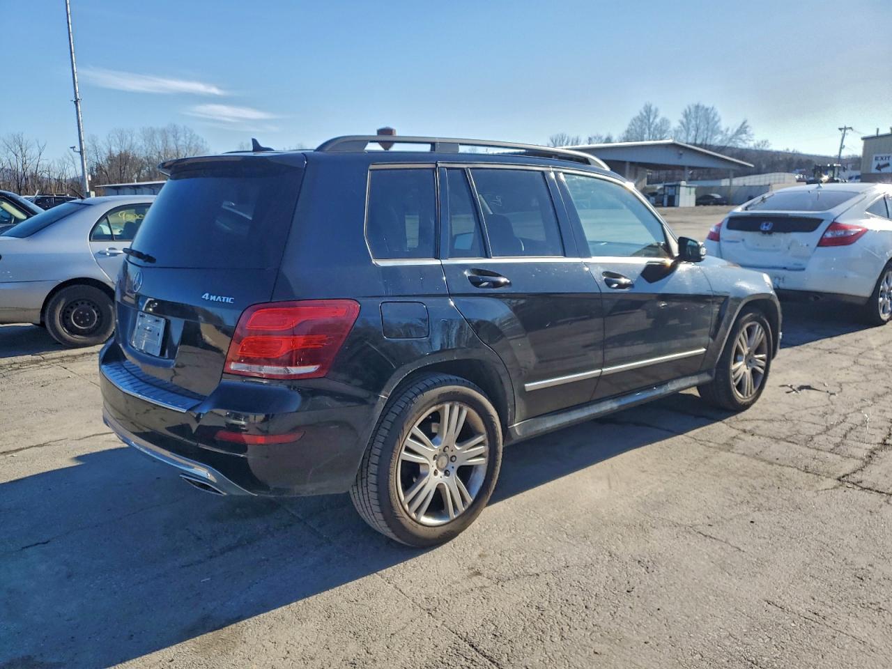 2015 Mercedes-benz Glk 350 4matic Black vin: WDCGG8JB7FG344234