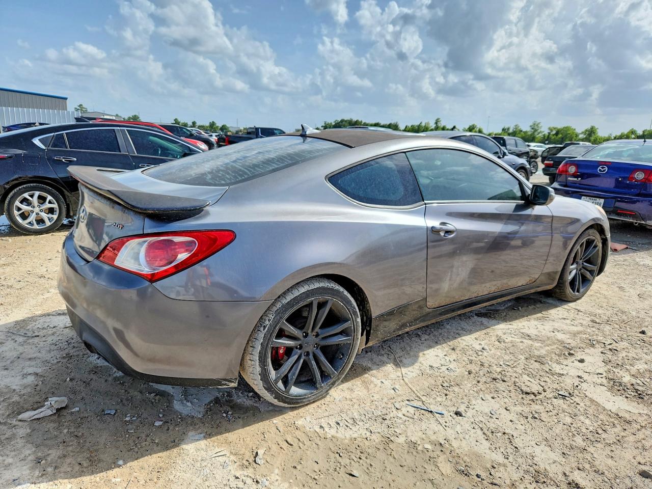 2010 Hyundai Genesis Coupe 2.0t Track Gray vin: KMHHT6KD4AU027429