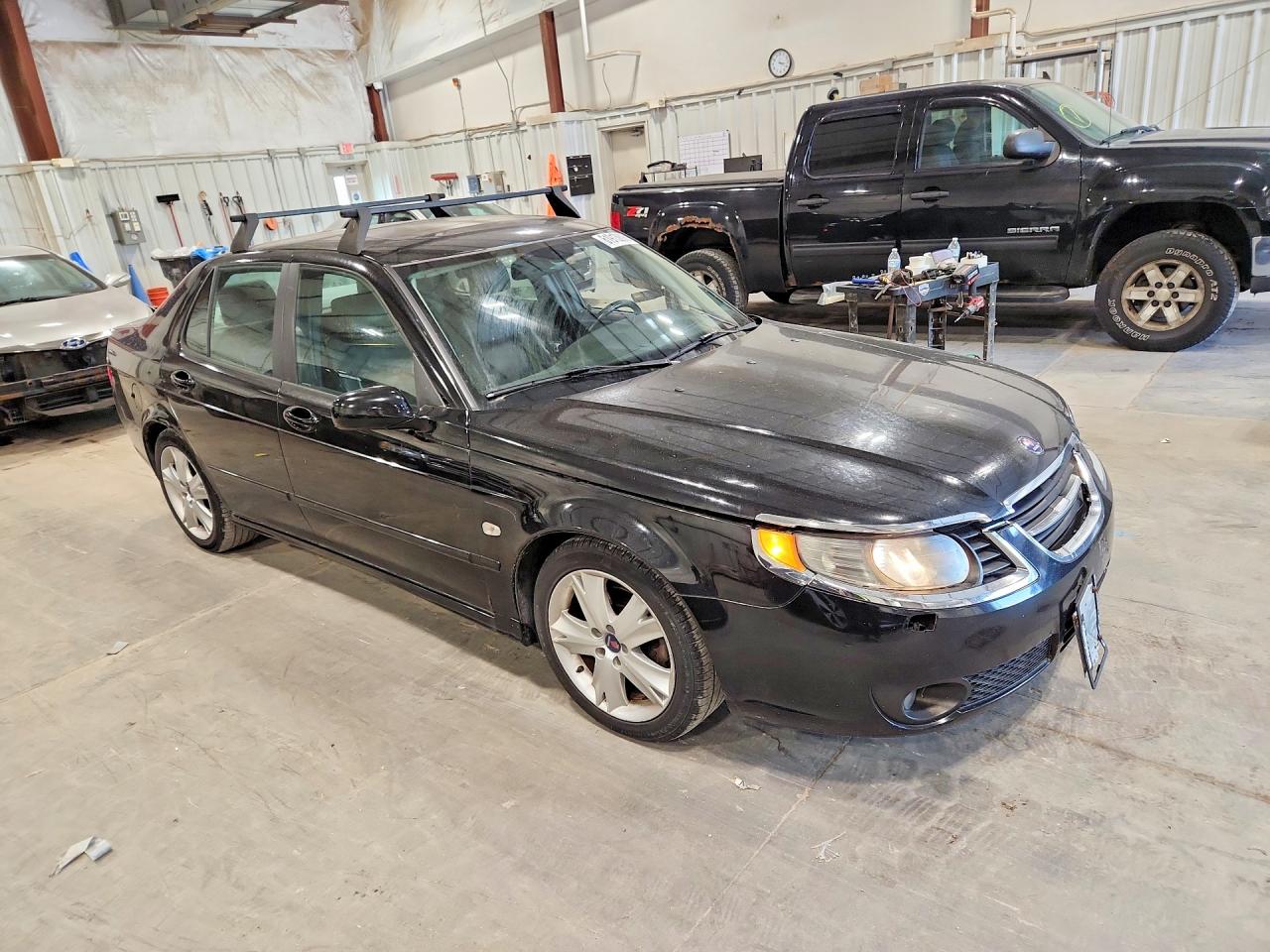 2008 Saab 9-5 Aero Черный vin: YS3EH49G183501231
