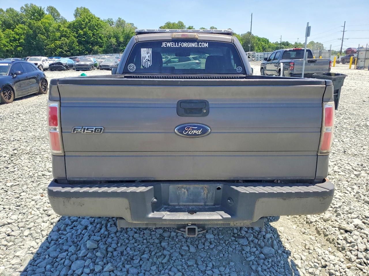 2010 Ford F150 Gray vin: 1FTMF1CW5AKE77602
