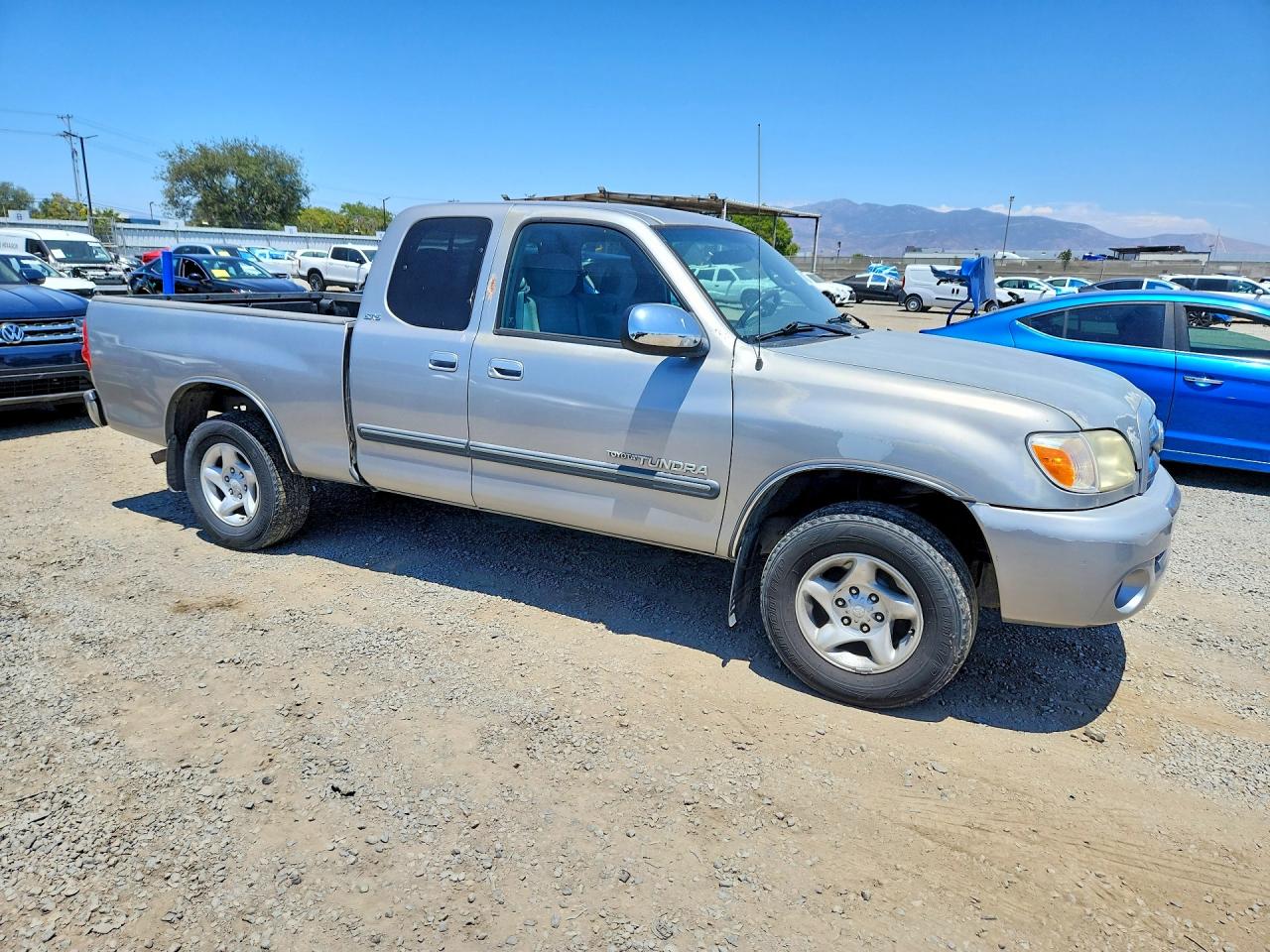 2006 Toyota Tundra Access Cab Sr5 Silver vin: 5TBRU34126S466107